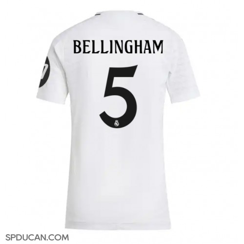 Zenski Nogometni Dres Real Madrid Jude Bellingham #5 Domaci 2024-25 Kratak Rukav